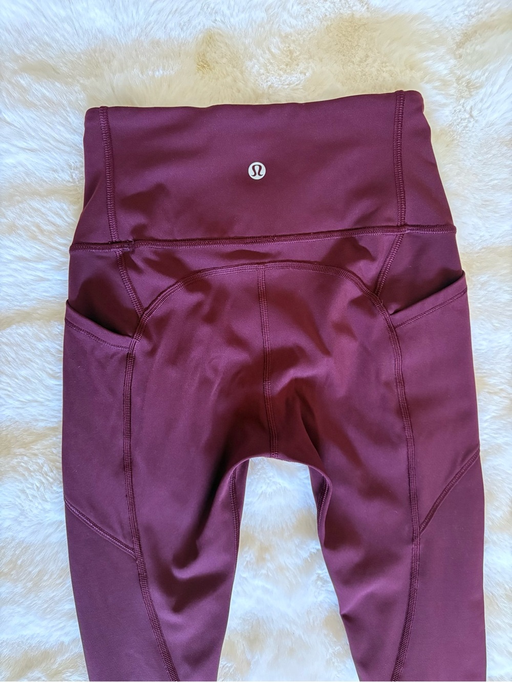 Lululemon High-Rise Pocket Leggings - Deep Burgundy